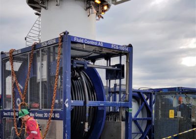 FCS equipment onboard the Technip vessel Deep Arctic Fluid Control
